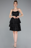 Partykleid Kurz Schwarz ABK2357