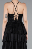 Partykleid Kurz Schwarz ABK2357