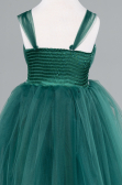 Smaragdgrün Abendkleid Für Kinder Lang ABU3031