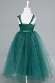 Smaragdgrün Abendkleid Für Kinder Lang ABU3031