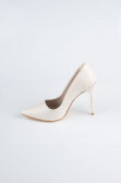Stiletto Leder Beige AB1140
