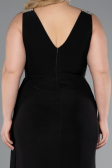 Abendkleid in Übergröße Lang Schwarz ABU4968