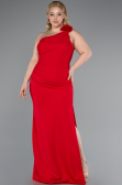 Abendkleid in Übergröße Lang Rot ABU4892