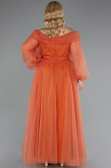 Orange Kleider In Großen Größen Lang ABU1535
