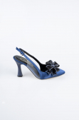 Sächsischblau Party-Schuhe Satin MJS4100