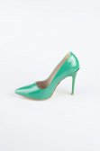 Grün Stiletto Lackleder ABR1140