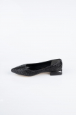 Party-Schuhe Steinbesetzt Schwarz MJ9001