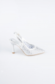 Stiletto Steinbesetzt Silber MJ9002