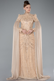 Hijab-Abendkleid Lang Gold ABU4930