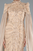 Hijab-Abendkleid Lang Gold ABU4930