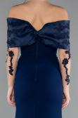 Abendkleid Lang Marineblau ABU4343