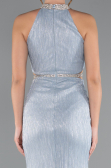 Eisblau Abendkleid Lang ABU4324