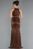 Braun Abendkleid Lang ABU4324
