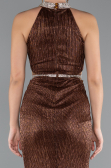 Braun Abendkleid Lang ABU4324