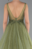 Pistaziengrün Abendkleid Lang ABU2131