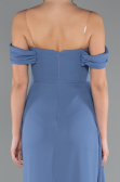 Abendkleid Lang Chiffon Indigo ABU4925