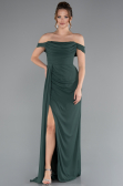 Abendkleid Lang Chiffon Smaragdgrün ABU4925