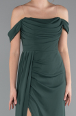 Abendkleid Lang Chiffon Smaragdgrün ABU4925