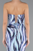 Abendkleid Lang Blau ABU5024