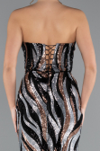 Abendkleid Lang Schwarz ABU4999