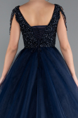 Designer Abendkleid Lang Marineblau ABU5019