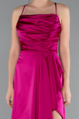 Partykleid Kurz Satin Fuchsie ABK2366