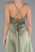 Partykleid Kurz Satin Khaki ABK2366
