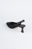 Party-Schuhe Steinbesetzt Schwarz MJ5310