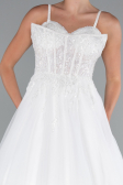 Hochzeitskleider Lang Weiß ABG134