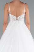 Hochzeitskleider Lang Weiß ABG134