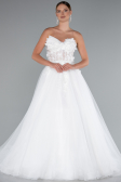 Hochzeitskleider Lang Weiß ABG135