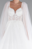 Hochzeitskleider Lang Weiß ABG137