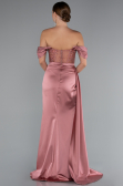Zwiebelschale Abendkleid Satin Lang ABU5034