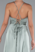 Partykleid Kurz Satin Minzgrün ABK2366
