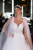 Hochzeitskleider Lang Weiß ABG137