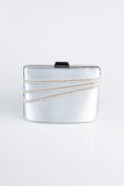 Grau Abendtasche Satin SH822