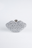 Abendtasche Silber SH831