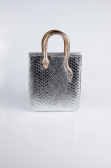 Abendtaschen Gemustert Silber KC143