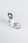 Party-Schuhe Lackleder Silber AB1141