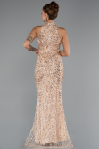 Gold Abendkleid Lang ABU4791