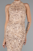 Gold Abendkleid Lang ABU4791
