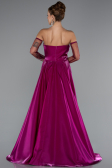 Fuchsie Abendkleid Lang ABU3604