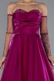 Fuchsie Abendkleid Lang ABU3604