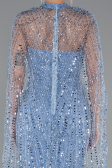 Indigo Abendkleid Lang ABU4517