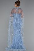 Indigo Abendkleid Lang ABU4517