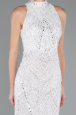 Weiß Abendkleid Lang ABU4791