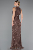 Braun Abendkleid Lang ABU4791