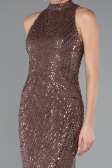 Braun Abendkleid Lang ABU4791