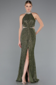 Abendkleid Lang Khaki ABU4324