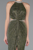 Abendkleid Lang Khaki ABU4324